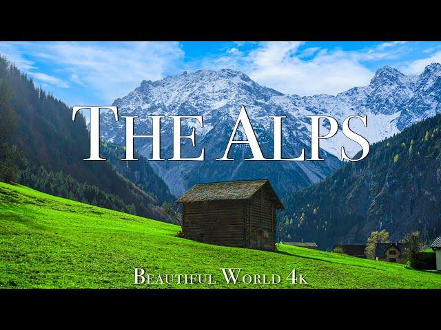 The Alps 4K Drone Nature Film - Healing Relaxing Music - Stunning Beautiful Nature