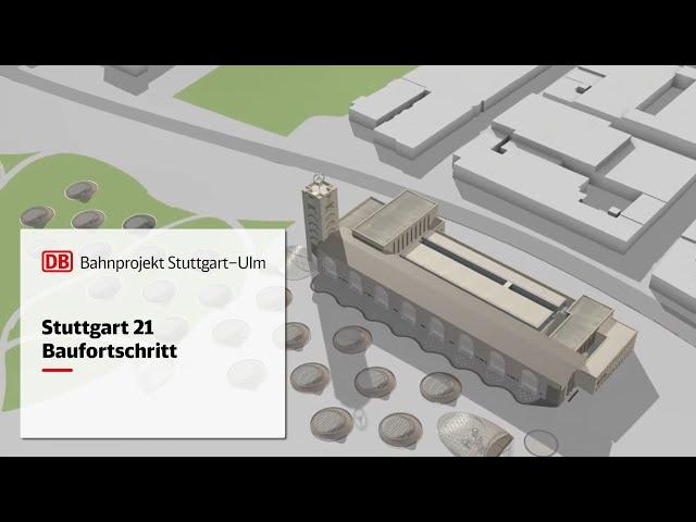 Animation Baufortschritt Stuttgart 21 | November 2018