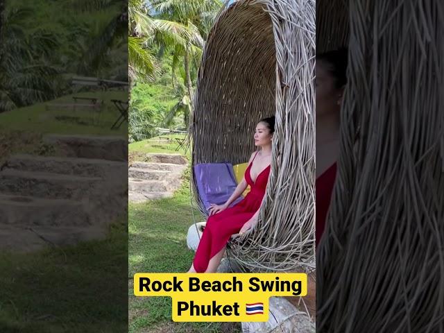 Rock Beach Swing Phuket - Thailand #phuket #thailand #vlog #rockbeach