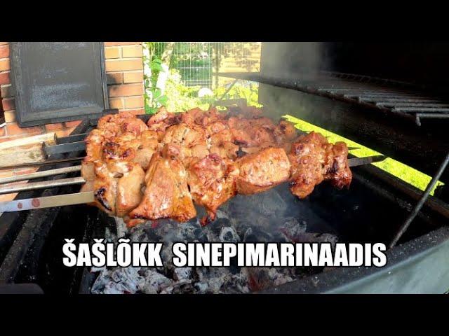 Šašlõkk sinepimarinaadis