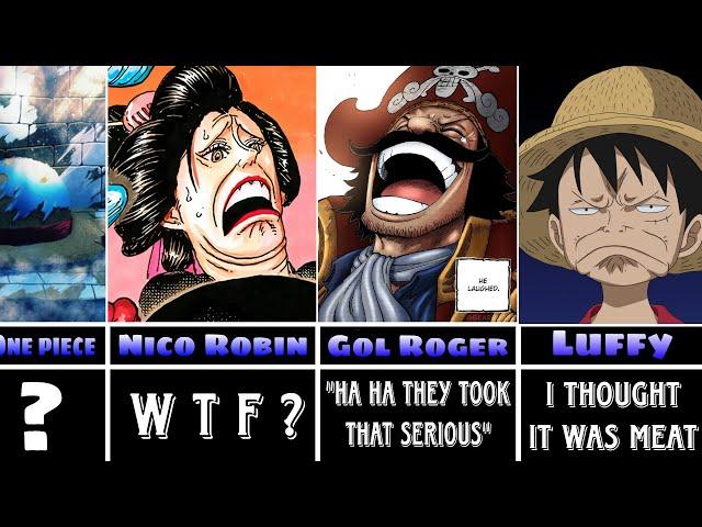 One piece  Reveals ! everyone's Reaction