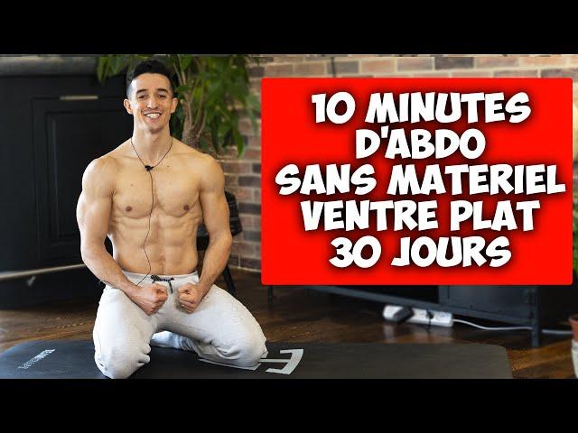 10min d'Abdos pour un ventre plat en 30jours !