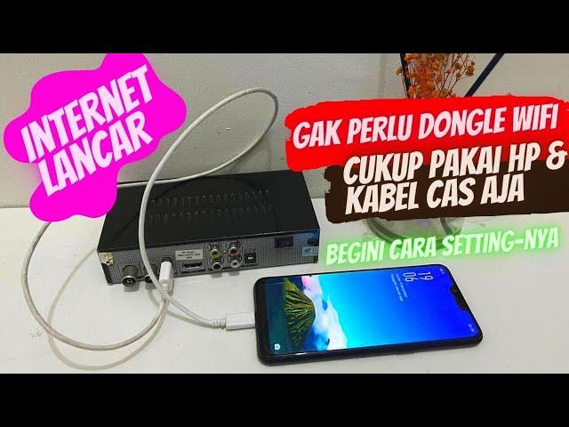 CARA PASANG DONGLE HP KE SET TOP BOX TV DIGITAL SAMPAI BERHASIL (JADI GAK PERLU DONGLE WIFI LAGI)