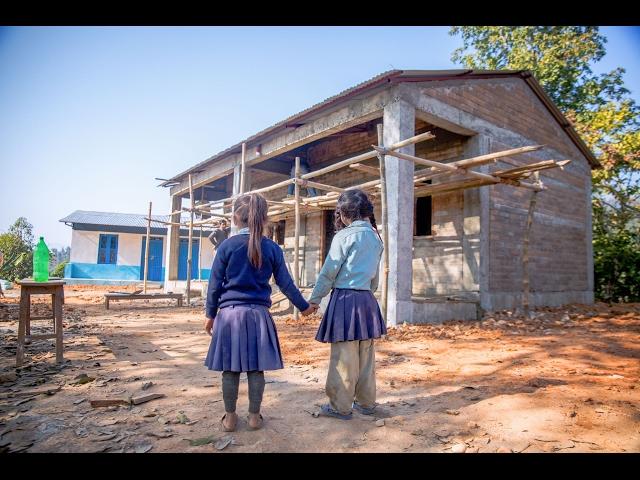 Mulabari CSEB Earth Brick School - Build up Nepal