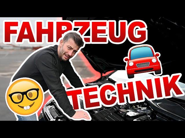 Die Technikfrage  | Fahrzeugtechnik erklärt! Tipps für die Fahrprüfung Klasse B ️