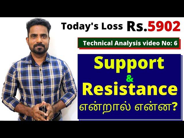 SUPPORT AND RESISTANCE STRATEGY IN TAMIL| HOW TO FIND SUPPORT AND RESISTANCE IN TAMIL