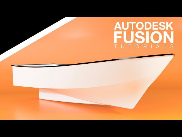 Autodesk Fusion 360 - Surface Model a Boat Hull - Intermediate/Advanced Tutorial (2024)