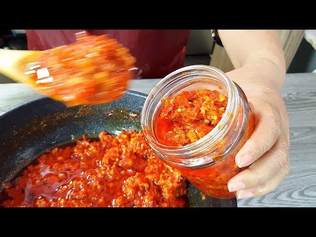 Make your own chili sauce