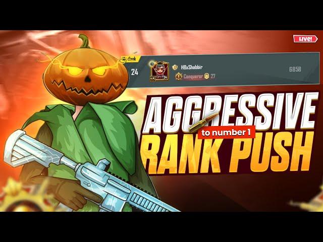 OG RANK PUSHER IS BACK CONQUEROR PUSH | BGMI LIVE