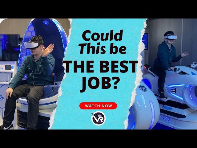 A day in the life of a VIRTUAL REALITY ARCADE Worker