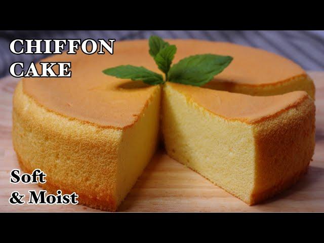 Chiffon Cake - Bánh Bông Lan Mềm - Ẩm -Xốp - Công thức CƠ BẢN - DỄ LÀM -  DỄ THÀNH CÔNG