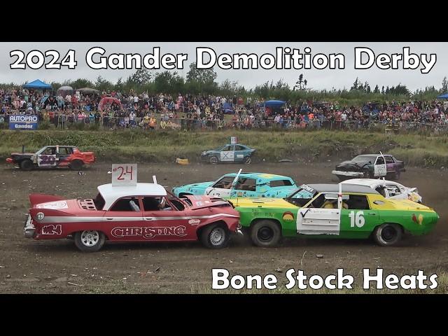 2024 Gander Demolition Derby - Bone Stock Heats