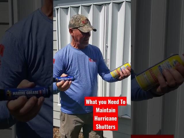Maintaining Shutters... Marine Grease and LC Wax