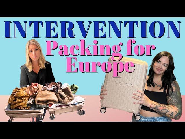 PACKING INTERVENTION | How to pack 2 weeks in Europe