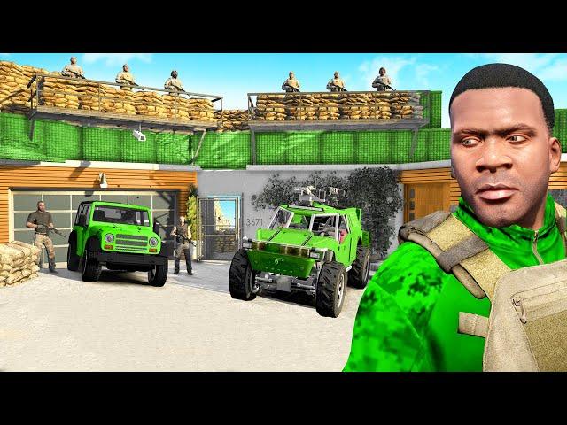 Franklin's ARMY HOUSE Upgrade in GTA 5!