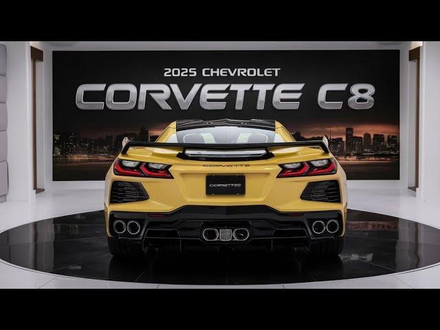 2025 Chevrolet Corvette C8: Stunning Exterior, Luxurious Interior!