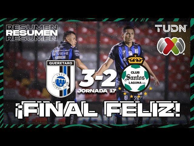 HIGHLIGHTS | Querétaro 3-2 Santos | Liga Mx -AP2024 - J17 | TUDN