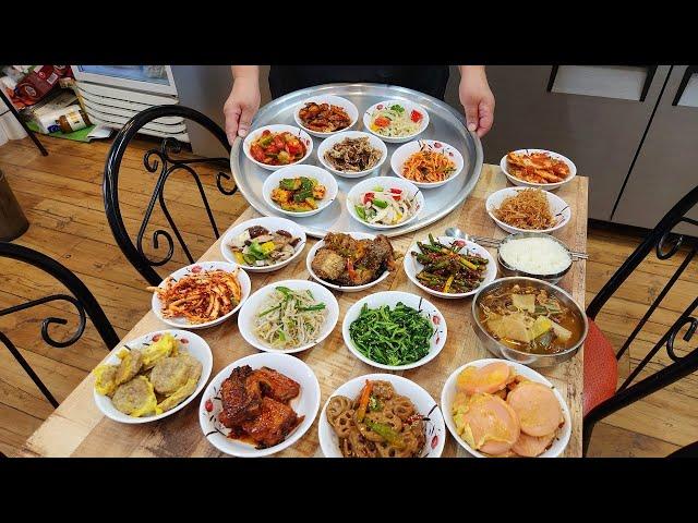 Korean’s most loved! amazing 20 side dishes meal / Korean street food