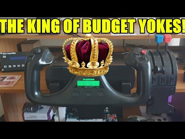 FS2020: The Logitech Flight Yoke System - The KING of Budget Yokes!