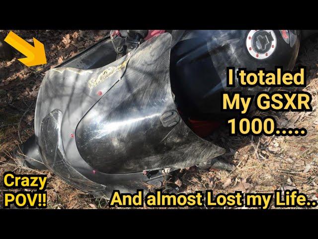 GSX-R 1000 Motorcycle Crash ️ #gopro #crash #motorcycle #gsxr1000 #suzuki
