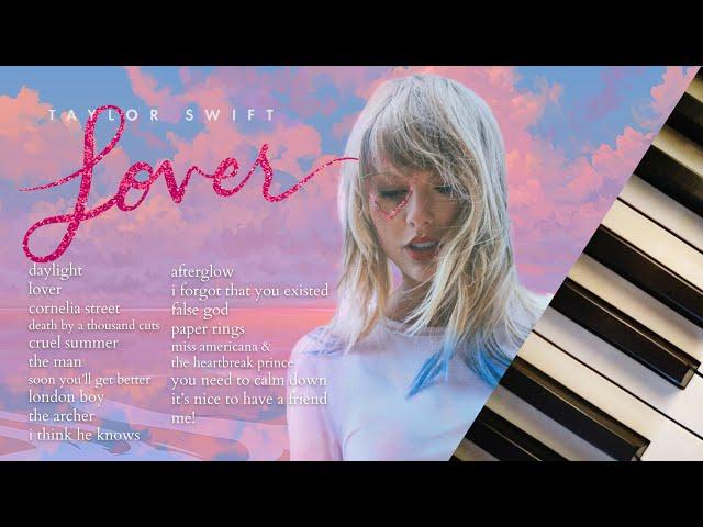 taylor swift lover | 1.5 hours of calm piano 