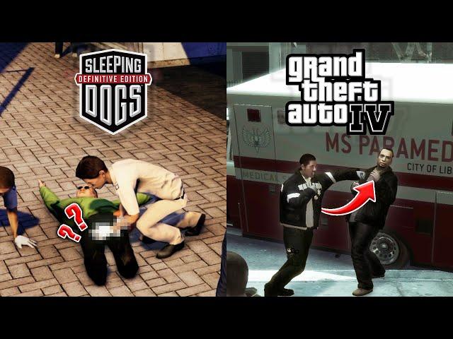 Grand Theft Auto 4 vs. Sleeping Dogs - Physics & Details Comparison