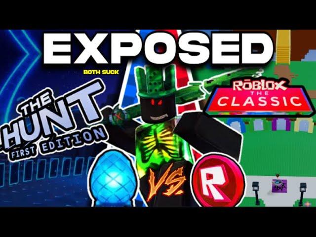 Roblox CLASSIC vs The HUNT Event *WHATS WORSE?*