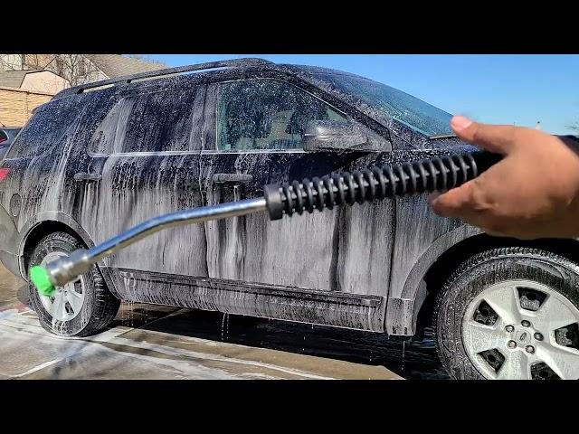 [HELPFUL] Touchless Washing a Dirty BLACK Ford! - Wash & Seal 100% Touch Free