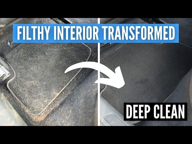 Filthy Interior Deep Clean | Interior Car Detailing Transformation