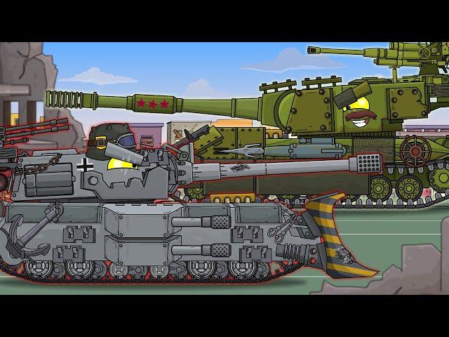 Know your place! Kitobiy vs Royal Mouse. Cartoons about tanks