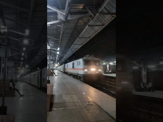 How trains run fast at night? #indianrailways#info#train#railway#night#speed#express#fast#video