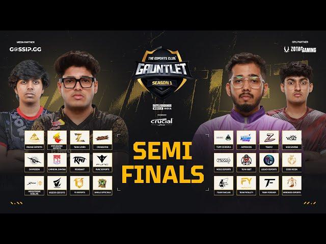 TEC GAUNTLET SEASON 1 - BGMI | SEMI FINALS ft. @S8ULGG @GodLikeEsportss @officialscoutop @Orangutan_TV