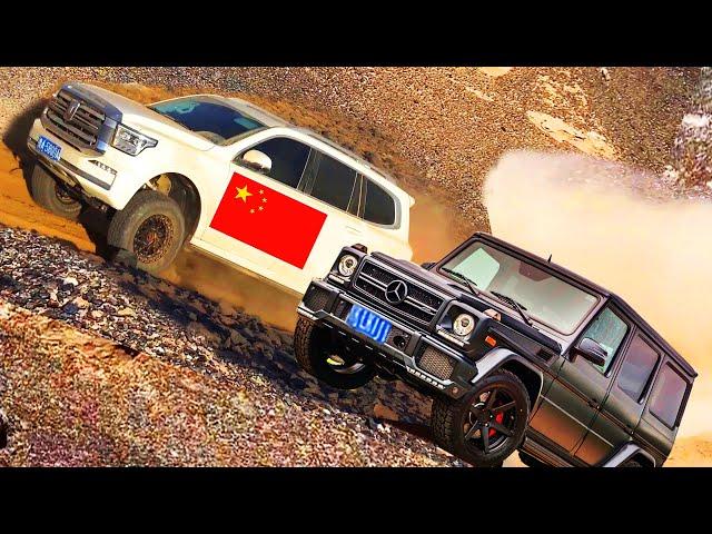 Tank 500 vs Mercedes G63 and Land Cruiser vs Nissan Patrol | Victory belongs to Jeep Wrangler again