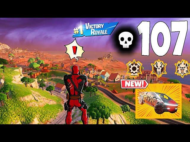 107 Elimination Solo Vs Squads "Zero Build" Gameplay Wins (Fortnite chapter 5)