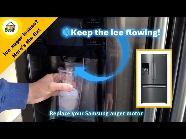 How to Replace a Samsung Ice Maker Auger Motor