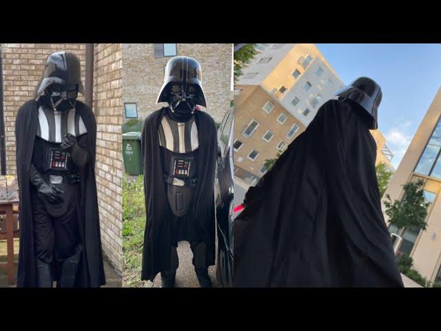 Star wars Rubies Darth Vader outfit review (hottest day in the UK!)