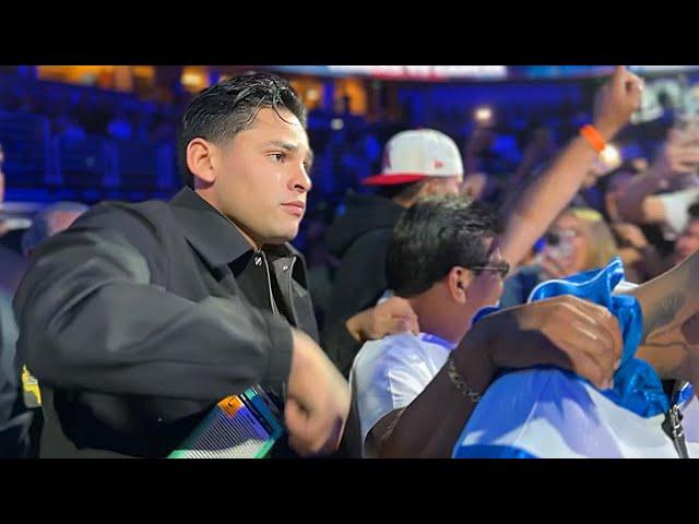 Ryan Garcia WILDING OUT during brothers ring walks in first sighting after racist remarks