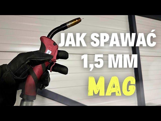 Spawanie MIG/MAG blacha 1,5 mm | Jak spawać, jak ustawić spawarkę do cienkich blach?