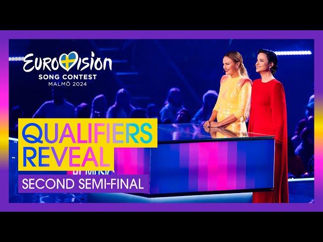 Second Semi-Final qualifiers reveal | Eurovision 2024 | #UnitedByMusic 