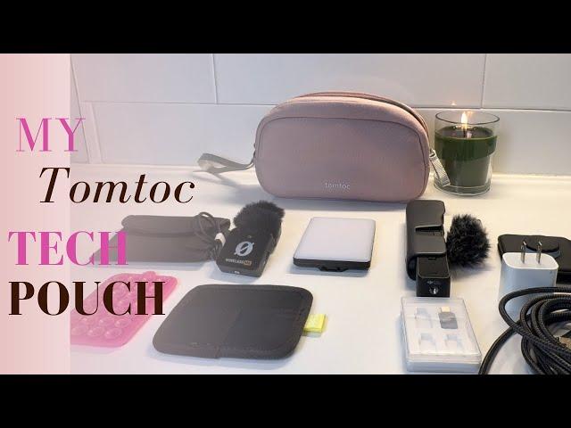 Tomtoc Slim Tech Pouch Review: The Best Gear Organizer for Travelers & Tech Lovers!