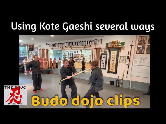 Tenchijin Classical Martial Arts class.  Using Kote Gaeshi in various ways.