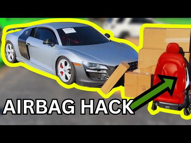 Rebuilding A Crashed Audi R8 with parts from 17 different cars
