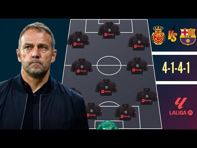 MALLORCA VS BARCELONA  BARCELONA PREDICTED LINE-UP WITH CASADO  LA LIGA MATCH WEEK 16