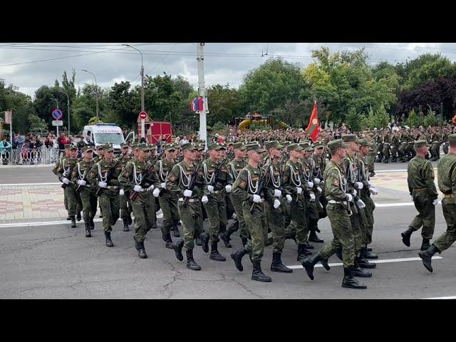 Military parade, Tiraspol, Transnistria — September 2, 2021