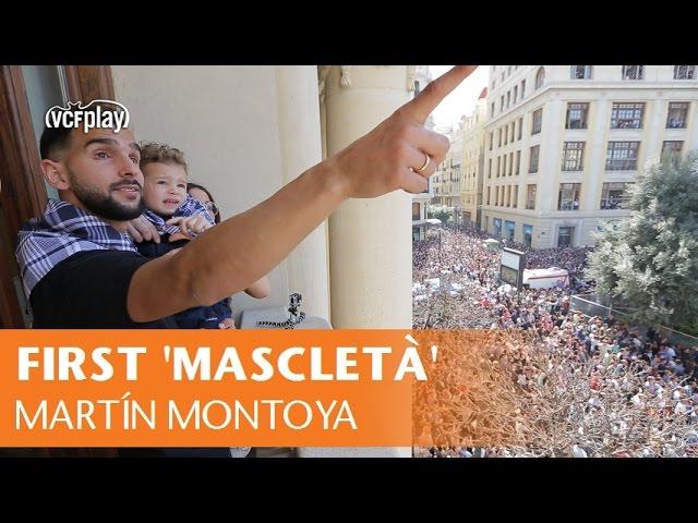 MARTÍN MONTOYA TAKES IN FIRST 'MASCLETÀ' | VALENCIA CF