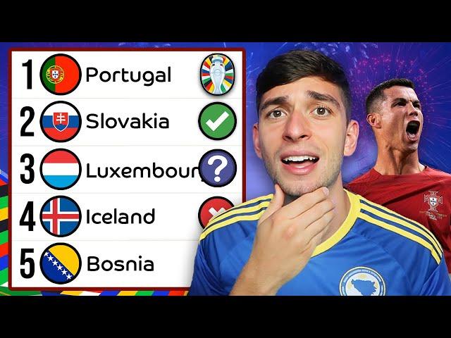 REACTING TO MY EURO 2024 QUALIFIER PREDICTIONS