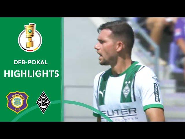 Gladbach Turns Game Around! | Erzgebirge Aue vs. Borussia M'gladbach 1-3 | Highlights | DFB-Pokal