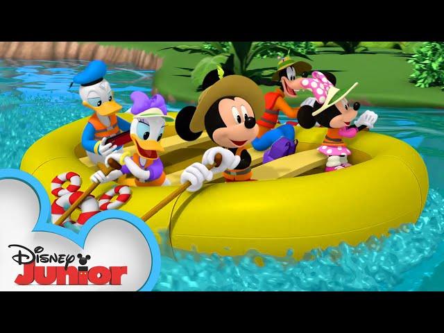 Mickey and Friends Go Rafting | Mickey Mornings | Mickey Mouse Mixed-Up Adventures | @disneyjr