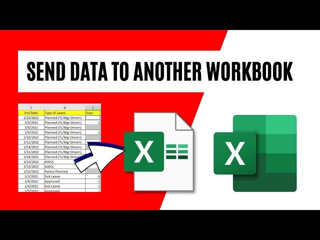 How to copy or send data range from one workbook to another workbook in excel