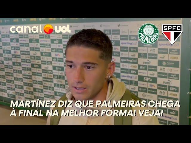 EMILIANO MARTÍNEZ COMEMORA ADAPTAÇÃO AO PALMEIRAS E DIZ QUE O TIME CHEGA À FINAL NA MELHOR FORMA